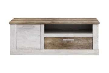 Talebi TV-Bänk 140 cm - Brun/Vit - Products - Möbler - TV- & Mediamöbler - TV bänk & mediabänk