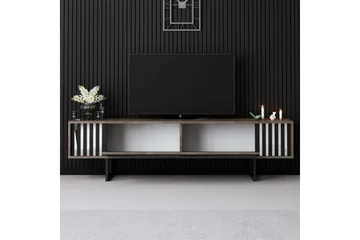 TV-bänk Jeval Valnöt / Svart - Valnöt / Svart - Products - Möbler - TV- & Mediamöbler - TV bänk & mediabänk