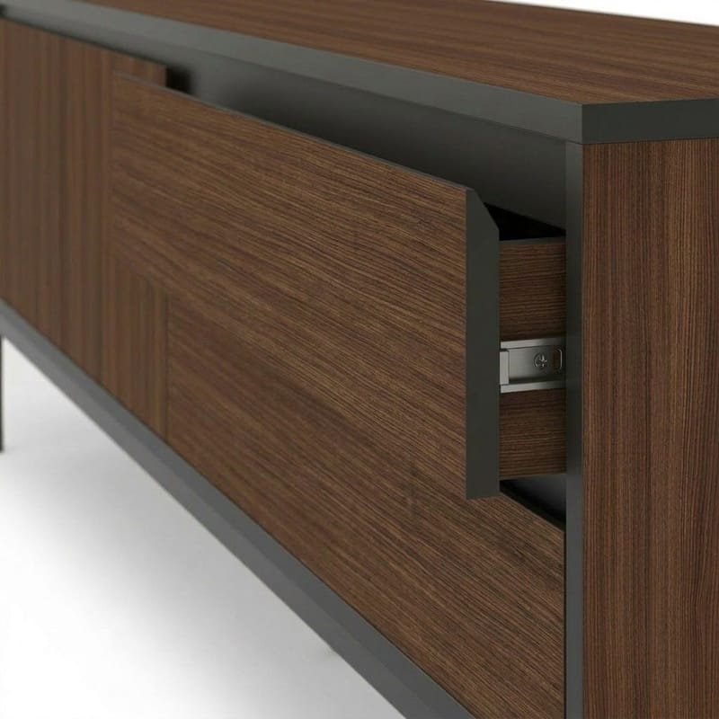 Velar TV-bänk 180x55x40 cm - Milano Walnut, Wood Black, Black - Products - Möbler - TV- & Mediamöbler - TV bänk & mediabänk