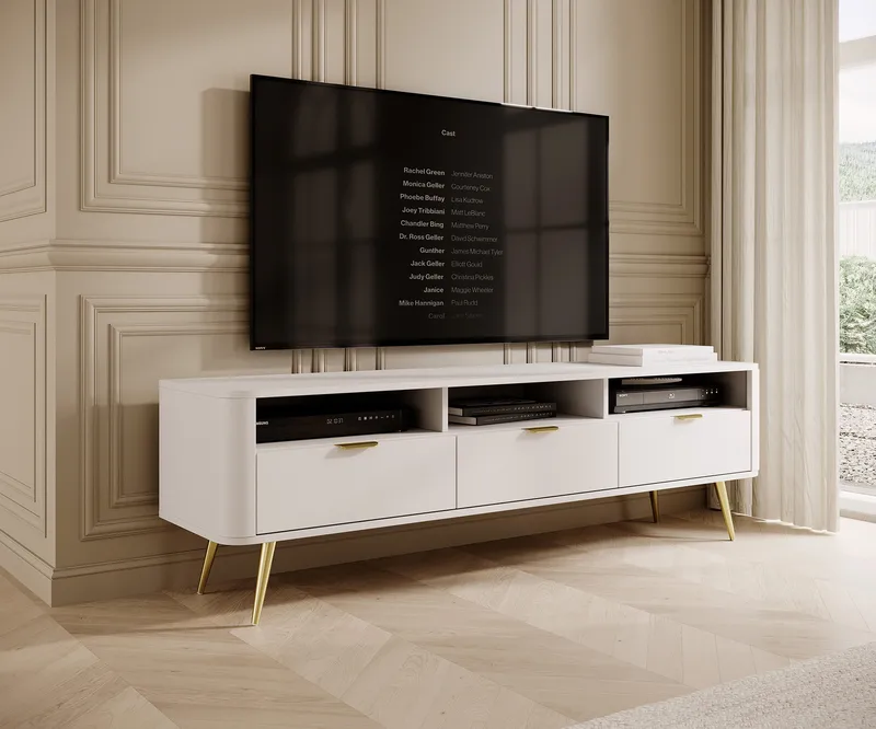 Walia Tv-bänk 162 cm - Vit - Products - Möbler - TV- & Mediamöbler - TV bänk & mediabänk