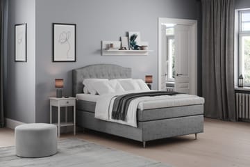 Belda Kontinentalsäng 140x200Fast - Grå - Products - Möbler - Säng - Kontinentalsäng