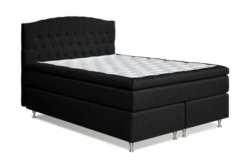 Belda Kontinentalsäng 160x200Fast - Svart - Products - Möbler - Säng - Kontinentalsäng