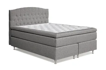 Belda Kontinentalsäng 160x200Medium - Grå - Products - Möbler - Säng - Kontinentalsäng