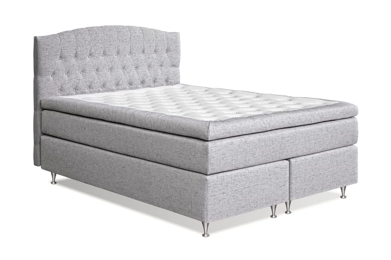 Belda Kontinentalsäng 160x200Medium - Ljusgrå - Products - Möbler - Säng - Kontinentalsäng