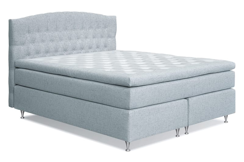 Belda Kontinentalsäng 180x200Fast - Ljusblå - Products - Möbler - Säng - Kontinentalsäng
