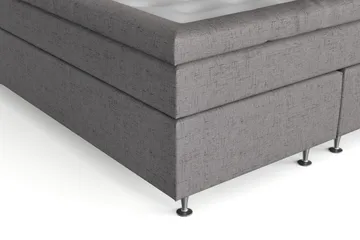 Belda Kontinentalsäng 180x200Fast/Medium - Grå - Products - Möbler - Säng - Kontinentalsäng