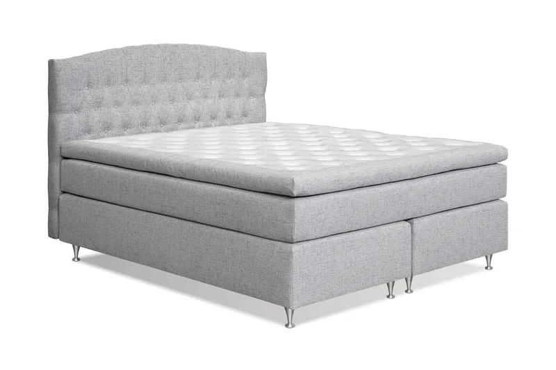 Belda Kontinentalsäng 180x200Fast/Medium - Ljusgrå - Products - Möbler - Säng - Kontinentalsäng
