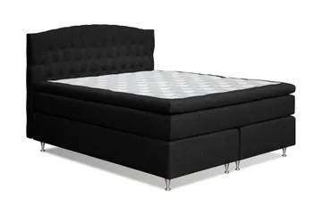 Belda Kontinentalsäng 180x200Fast/Medium - Svart - Products - Möbler - Säng - Kontinentalsäng