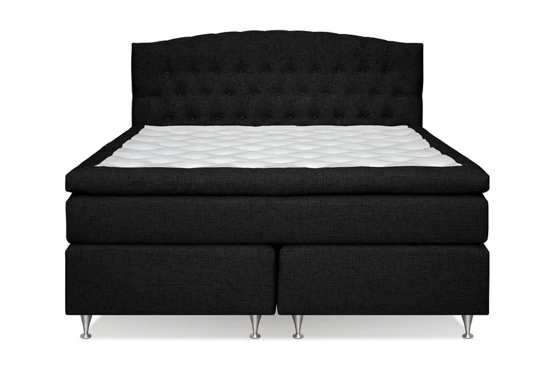 Belda Kontinentalsäng 180x200Fast/Medium - Svart - Products - Möbler - Säng - Kontinentalsäng