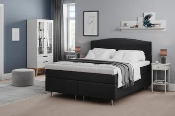 Belda Kontinentalsäng 180x200Medium - Svart - Products - Möbler - Säng - Kontinentalsäng