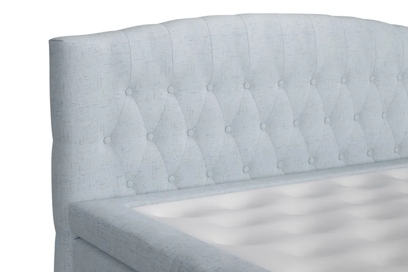 Belda Sängpaket 160x200 Fast - Ljusblå - Products - Möbler - Säng - Kontinentalsäng