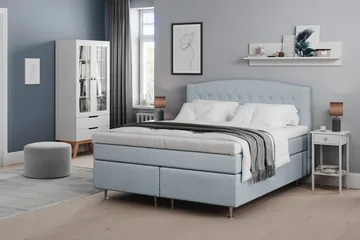 Belda Sängpaket 160x200 Medium - Ljusblå - Products - Möbler - Säng - Kontinentalsäng