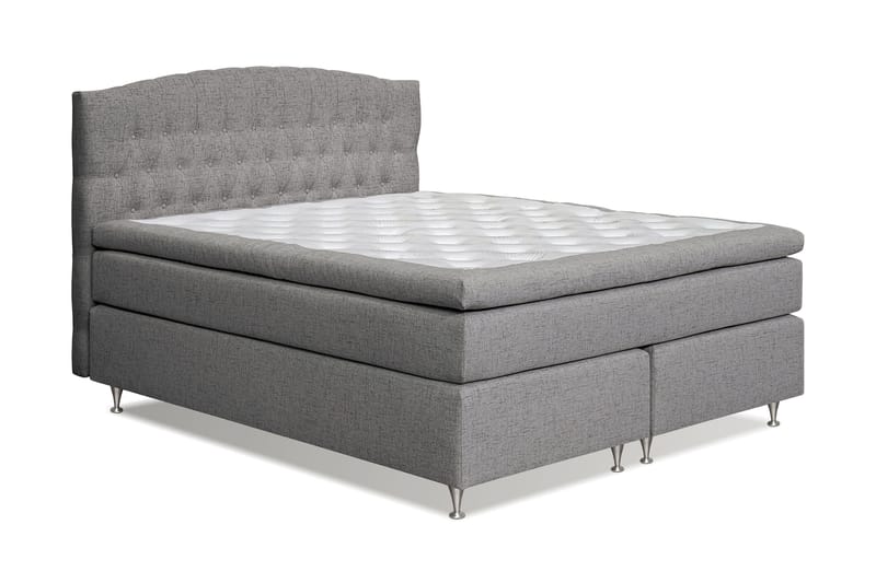 Belda Sängpaket 180x200 Fast - Grå - Products - Möbler - Säng - Kontinentalsäng