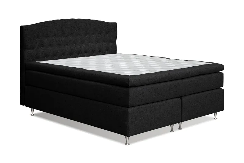Belda Sängpaket 180x200 Fast - Svart - Products - Möbler - Säng - Kontinentalsäng