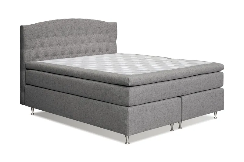 Belda Sängpaket 180x200 Fast/Medium - Grå - Products - Möbler - Säng - Kontinentalsäng