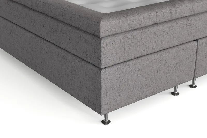 Belda Sängpaket 180x200 Fast/Medium - Grå - Products - Möbler - Säng - Kontinentalsäng