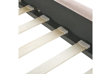 Benicio Sängram 160x200 cm - Beige/Guld - Products - Möbler - Säng - Sängram & sängstomme