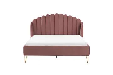 Benicio Sängram 160x200 cm - Rosa/Guld - Products - Möbler - Säng - Sängram & sängstomme