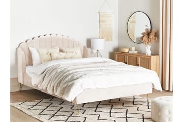 Benicio Sängram 180x200 cm - Beige/Guld - Products - Möbler - Säng - Sängram & sängstomme