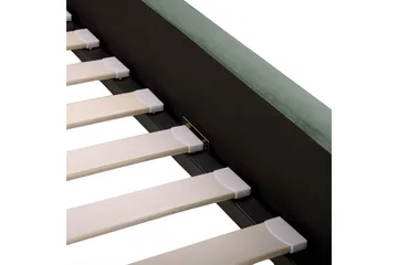 Benicio Sängram 180x200 cm - Grön/Guld - Products - Möbler - Säng - Sängram & sängstomme