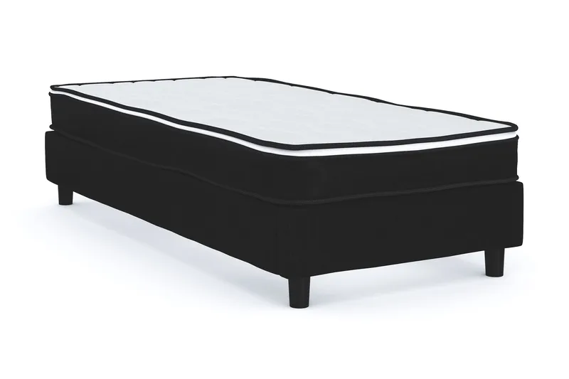 Billingen Kontinentalsäng 90x200 cm - Svart - Products - Möbler - Säng - Kontinentalsäng