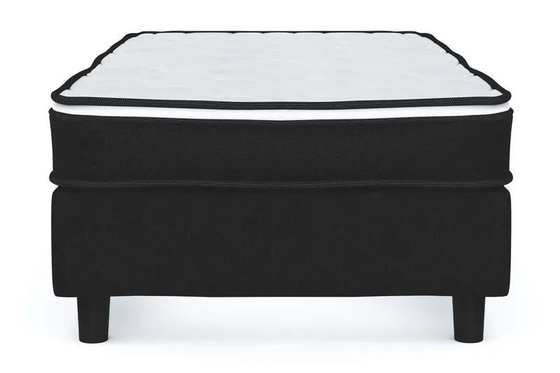 Billingen Kontinentalsäng 90x200 cm - Svart - Products - Möbler - Säng - Kontinentalsäng