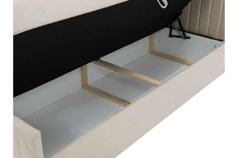 Calrosor Sängpaket Kontinentalsäng med Förvaring 140x200 cm - Beige - Products - Möbler - Säng - Komplett sängpaket