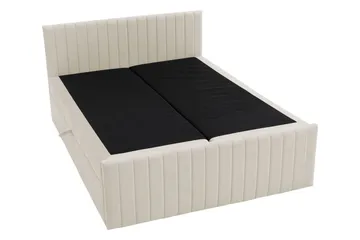 Calrosor Sängpaket Kontinentalsäng med Förvaring 160x200 cm - Grå - Products - Möbler - Säng - Komplett sängpaket