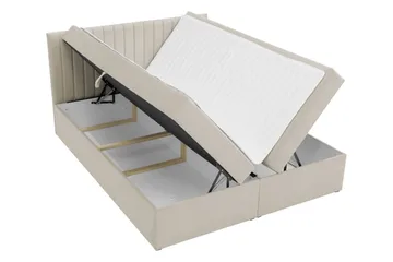 Calrosor Sängpaket Kontinentalsäng med Förvaring 160x200 cm - Svart - Products - Möbler - Säng - Komplett sängpaket