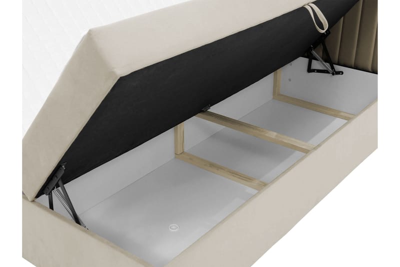 Calrosor Sängpaket Kontinentalsäng med Förvaring 180x200 cm - Beige - Products - Möbler - Säng - Komplett sängpaket
