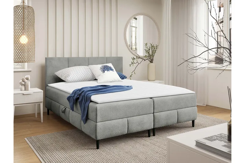 Celestine Förvaringssäng 120x200 cm, Grå