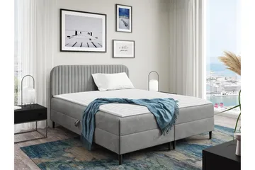 Celestine Förvaringssäng 140x200 cm - Svart - Products - Möbler - Säng - Komplett sängpaket