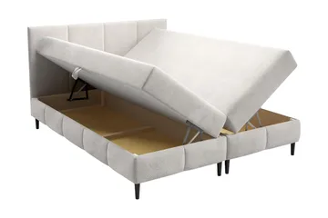 Celestine Förvaringssäng 200x200 cm - Orange - Products - Möbler - Säng - Komplett sängpaket