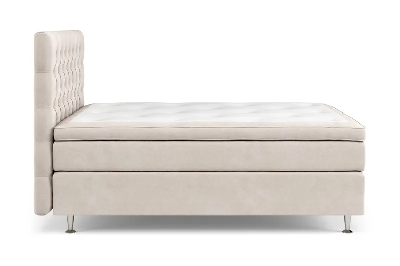 Celine Kontinentalsäng 120x200cm - Beige/Sammet - Products - Möbler - Säng - Kontinentalsäng