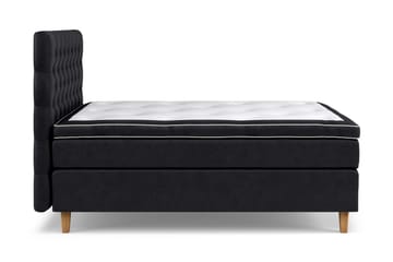 Celine Kontinentalsäng 140x200cm - Svart/Sammet - Products - Möbler - Säng - Kontinentalsäng