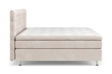 Celine Kontinentalsäng 160x200cm - Beige/Sammet - Products - Möbler - Säng - Kontinentalsäng