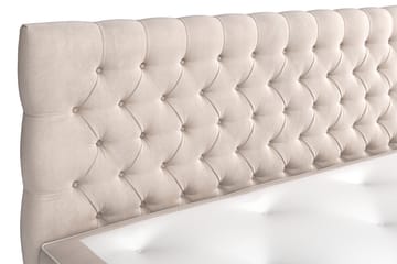 Celine Kontinentalsäng 180x200cm - Beige/Sammet - Products - Möbler - Säng - Kontinentalsäng