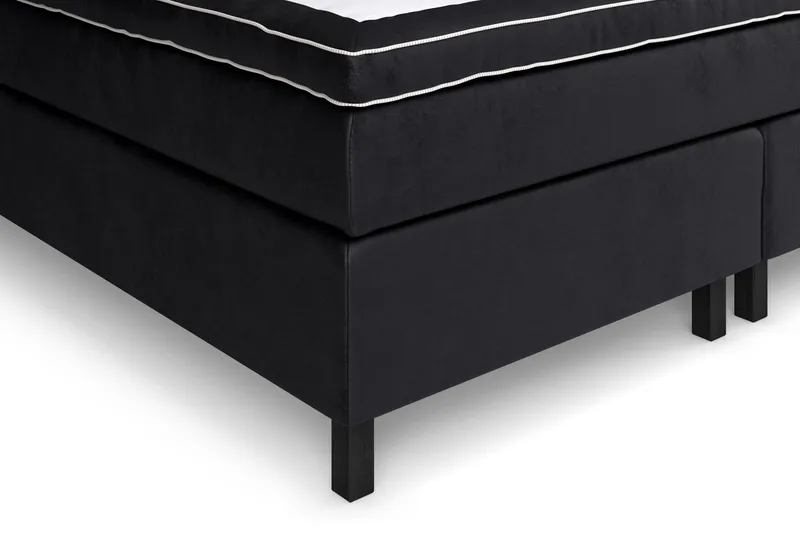 Celine Kontinentalsäng 210x210cm - Svart/Sammet - Products - Möbler - Säng - Kontinentalsäng