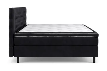 Celine Kontinentalsäng 210x210cm - Svart/Sammet - Products - Möbler - Säng - Kontinentalsäng