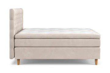 Celine Sängpaket 140x200cm - Beige/Sammet - Products - Möbler - Säng - Kontinentalsäng