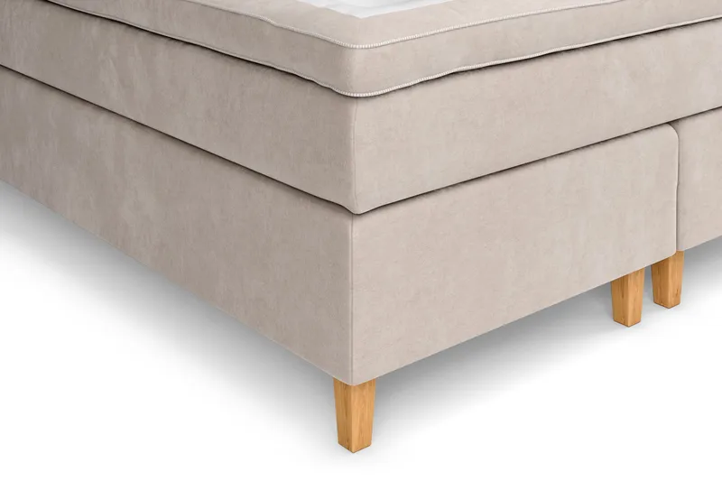 Celine Sängpaket 160x200cm - Beige/Sammet - Products - Möbler - Säng - Kontinentalsäng
