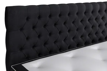Celine Sängpaket 180x200 cm - Svart/Sammet - Products - Möbler - Säng - Kontinentalsäng