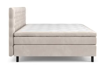 Celine Sängpaket 210x210cm - Beige / Sammet - Products - Möbler - Säng - Kontinentalsäng