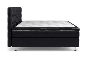 Celine Sängpaket 210x210cm - Svart / Sammet - Products - Möbler - Säng - Kontinentalsäng