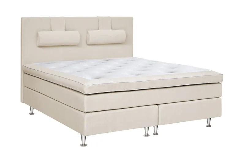 Charleston Kontinentalsäng 180x200 Fast Valbar Malaga, Malaga Beige