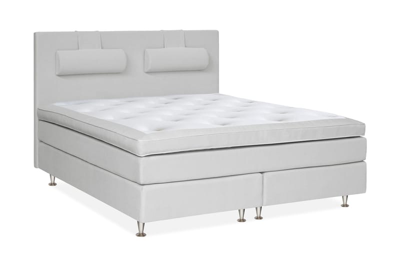 Charleston Kontinentalsäng 210x210 Fast Valbar Malaga, Malaga Ljusgrå