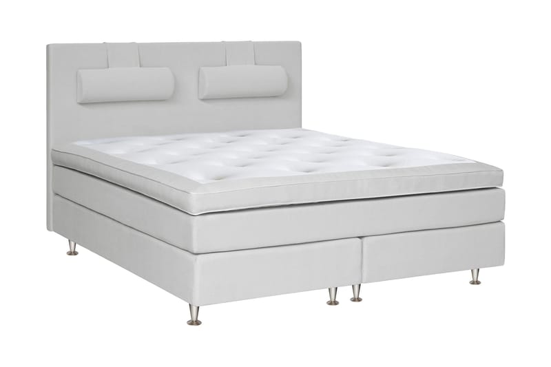 Charleston Kontinentalsäng 210x210 Fast Valbar Malaga, Malaga Ljusgrå