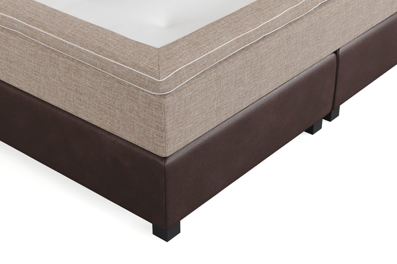 Cuba Sängpaket 210x210 med Tre Bruna Kuddar - (+Fler val) Beige/Brun - Products - Möbler - Säng - Kontinentalsäng