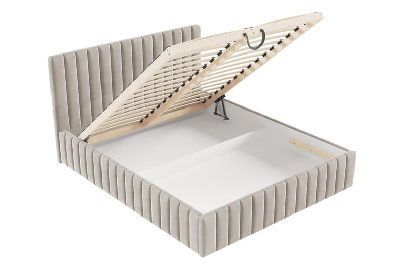 Desio Förvaringssäng 180x200 cm - Beige - Products - Möbler - Säng - Säng med förvaring