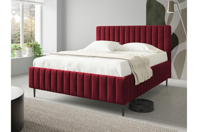 Desio Förvaringssäng 180x200 cm - Röd - Products - Möbler - Säng - Säng med förvaring